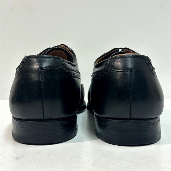 EUC Alden x Brooks Brothers 0928 Black Calfskin Wing Tip Bal Made in USA 10 main image 11